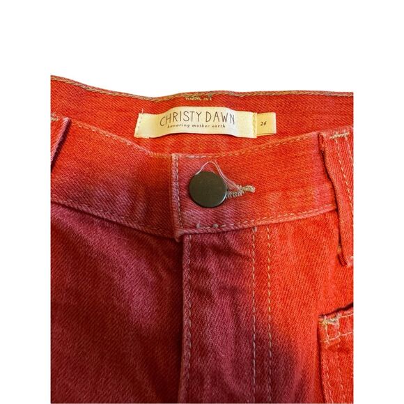 Christy Dawn size 26 the Lula Jean persimmon denim jeans - EUC - Picture 6 of 13